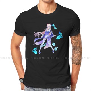 Cotton T-Shirt Genshin Impact Online Role Playing Game Fashion Kokomi T Shirt Classic Graphic High Quality Tshirt L_05