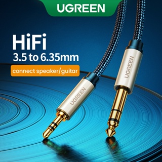 ราคาUgreen Audio อะแดปเตอร์สายเคเบิล  Aux Cable 3.5 มม. เป็น 6.35 มม. 2 เมตร สําหรับเครื่องเล่นซีดี ลําโพง