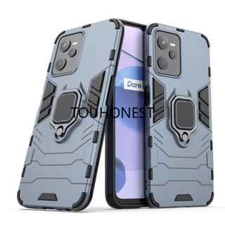 เคส Oppo Realme C30 เคส Realme V20 เคส Realme C17 Case Realme C1 Case Realme C3 Case Realme 3 Case Realme 7i Case Realme C35 Case Realme GT2 Explorer Master Armor PC Shockproof Hard Case With Metal Ring Stand Phone Cases โทรศัพท์มือถือ แข็ง กันกระแทก