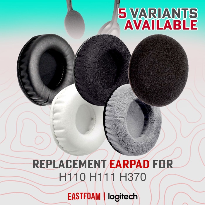 Earpad Earcup Logitech H110 H111 Foam Premium Edition Ear Cushion
