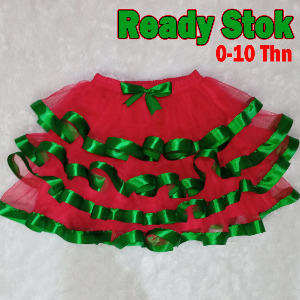 Gothic Premium Tutu Skirt Christmas Edition
