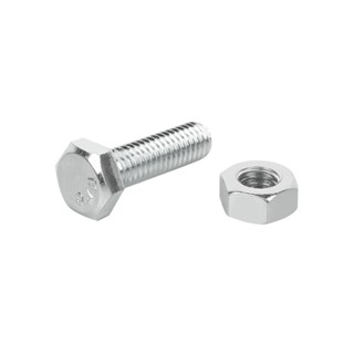 HEX สกรูหัวหกเหลี่ยมพร้อมน็อต DEXZON 6X20 มม. 6 ชิ้น/แพ็กHEX BOLTS WITH NUTS DEXZON 6X20MM 6EA/PACK