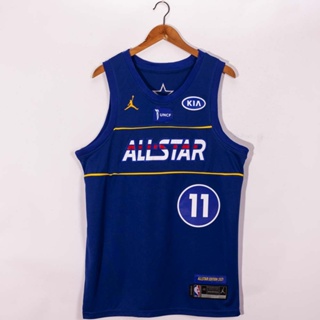 ขายดี 【10 แบบ】เสื้อกีฬาบาสเก็ตบอล ลายทีม NBA Brooklyn Nets No.11 IRVING All-star สีฟ้า AGhnkn50FCdgdf74 2021