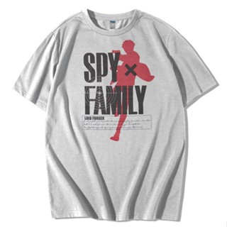 เสื้อยืดผ้าฝ้ายเสื้อยืด พิมพ์ลาย Spy X Family Uniqlo สําหรับครอบครัวL XL  XXL 3XL_05