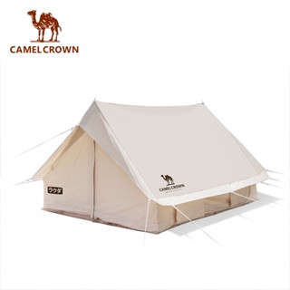 CAMEL CROWN เต็นท์ตั้งแคมป์ ผ้าฝ้าย แบบหนา กันฝน ขนาดใหญ่