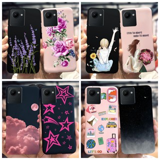 เคสโทรศัพท์มือถือแบบนิ่ม ลายดอกไม้ สีแคนดี้ แฟชั่น สําหรับ Realme C30 RMX3581 Realme C30S RMX3690