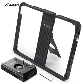 Accsoon CEPC-03 CEPC-04 iPad PowerCage Pro II 10 เคสป้องกัน 12 นิ้ว พร้อมอะแดปเตอร์แบตเตอรี่ NP-F สําหรับ iPad Air Pro