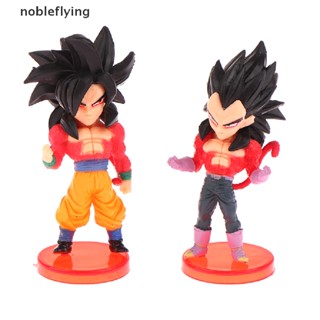 Nf โมเดลฟิกเกอร์ PVC รูปการ์ตูน Dragon Ball Z DBZ Saiyan ของเล่นสําหรับเด็ก 6 ชิ้น ต่อชุด