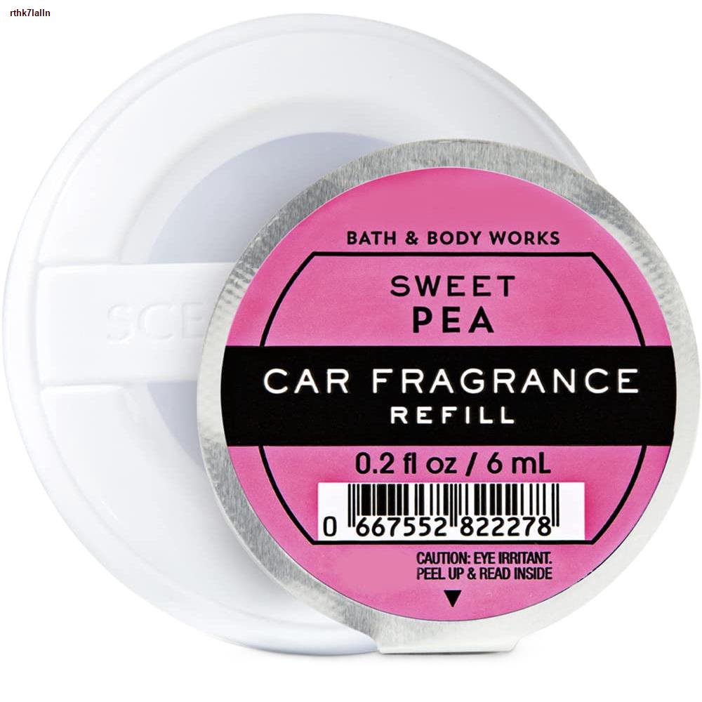 ส่งของที่กรุงเทพฯ✻Bath and Body Works Car Fragrance Refill 6ml น้ำหอมรถ Sweet Pea PINK LILAC &amp; VANILLA น้ำหอมรถยนต์🚘