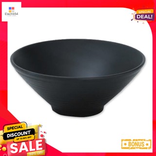 เอโร่#BLACK นิ้วชามปากบาน9สีดำaro NoodleBowl9" #BLACK