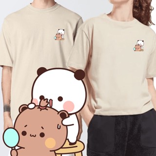 可爱 布布一二 情侣T恤 Cute Bubu Yier Matching Couple Tees Adult Unisex Cotton T-Shirts_05