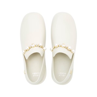 JELLY BUNNY SHOES BELINDA PEARL  SANDAL รุ่น B23SLSI085 รองเท้ารัดส้นผู้หญิง WHITE