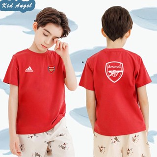 เสื้อยืดเด็ก อาร์เซนอล Arsenal ฟุตบอล ชาย/หญิง เสื้อแฟชั่น ฤดูร้อน สําหรับเด็กอายุ 2-9 ขวบ เสื้อผ้าเด็ก