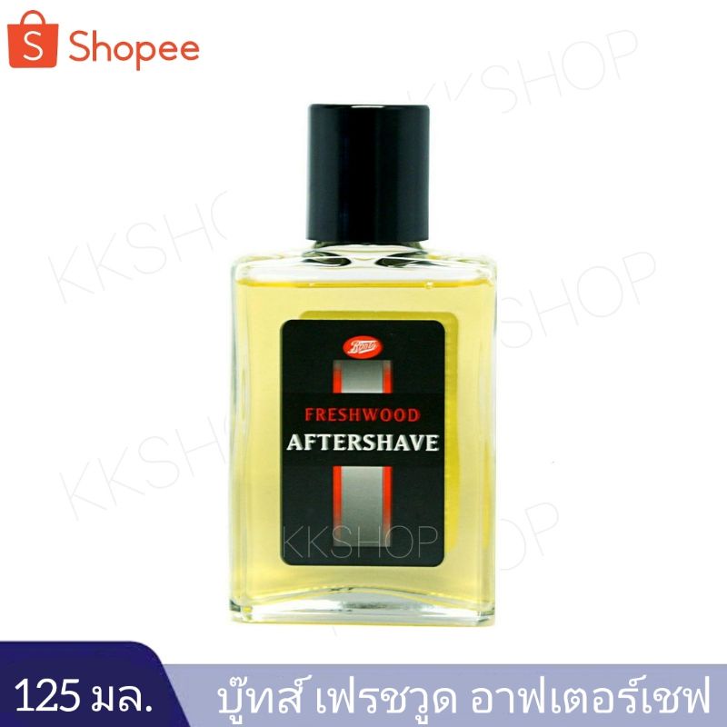 Boots Freshwood Aftershave 125ml. Shopee Thailand
