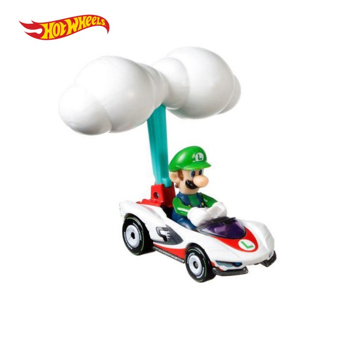 Hot Wheels Mario Kart Luigi - ของเล ่ นต ้ นฉบับ