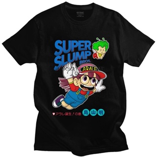 Super Slump Arale T Shirt Men Cotton Tshirt Handsome Tee Tops Short Sleeved Japanese Anime Manga Dr Slump T-shirt Clothi