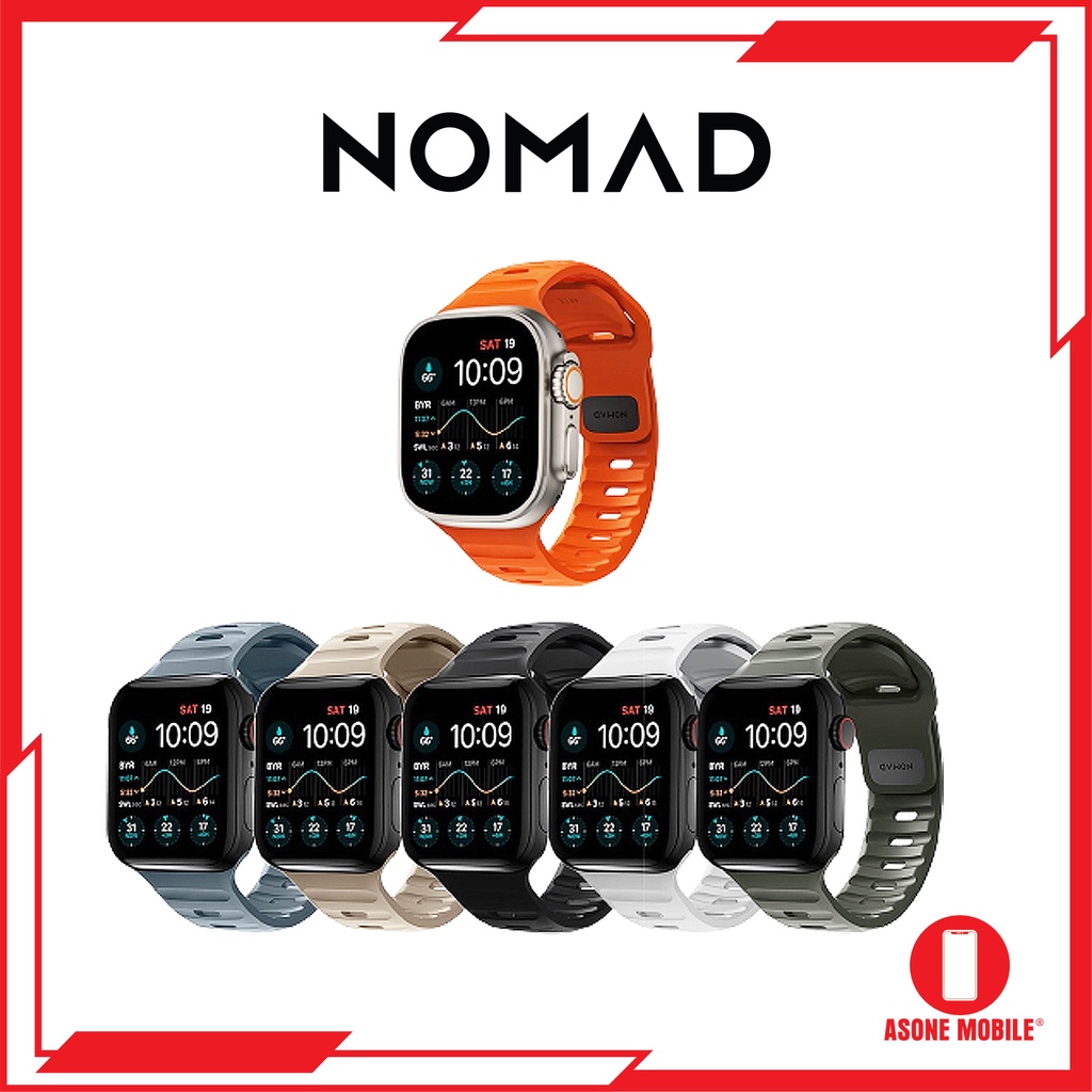 Nomad Sport Bands เวอร์ชัน 2 เข้ากันได้กับ Apple Watch SE/Ultra/8/7/6/5/4/3/2