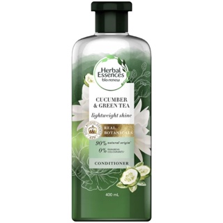 Herbal Essences เฮอร์บัล เอสเซนส์ ไลท์ เวท ชายน์ คิวคัมเบอร์ กรีนที คอนดิชันเนอร์ 400 มล.