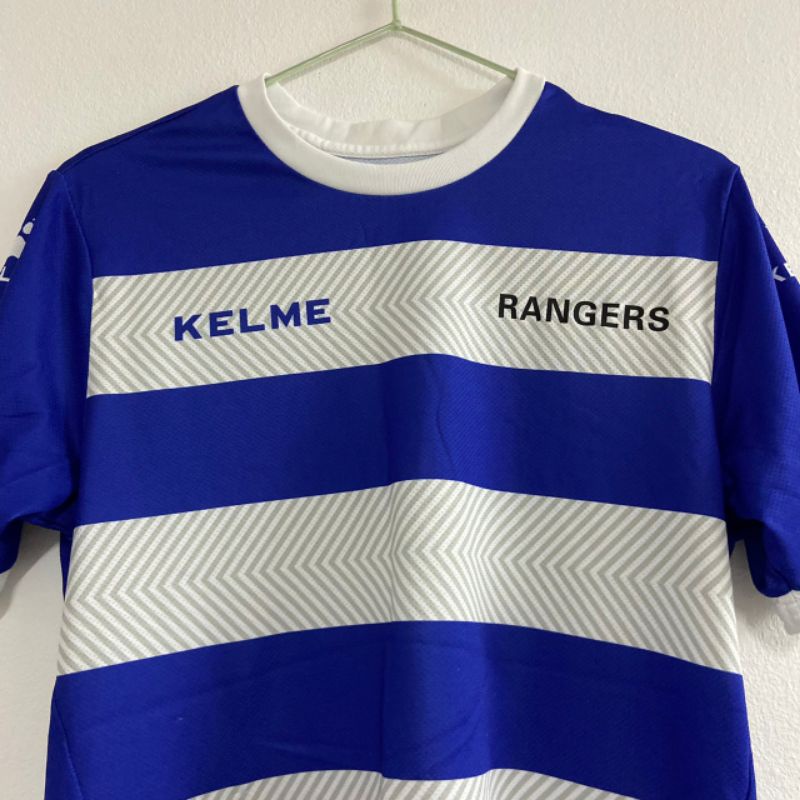 เสื้อยืด ผ้ากีฬา KELME ทีม Rangers สีน้ำเงิน ของแท้ สวยมาก
