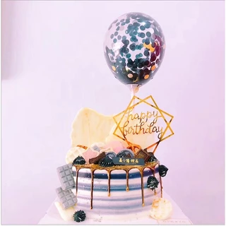 🧁พร้อมส่งร้านไทย🧁 ป้ายปักเค้กลูกโป่ง ของแต่งเค้ก อุปกรณ์ตกแต่งเค้ก CAKE งานสังสรรค์ปาร์ตี้ C29
