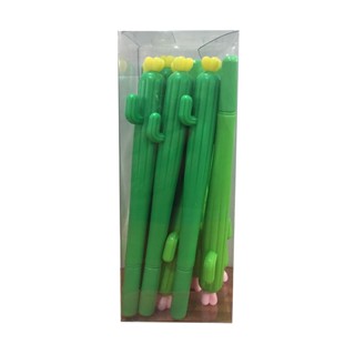 ปากกาหมึกเจลแฟนซีด้ามใหญ่ สีน้ำเงิน แพ็ค 12 ด้าม