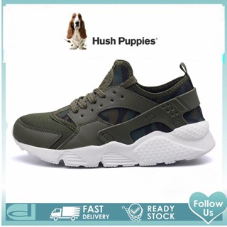 Hush Puppies รองเท้าผ้าใบลําลอง ส้นแบน ขนาดใหญ่ สไตล์เกาหลี สําหรับผู้ชาย เหมาะกับการเล่นกีฬา ไซซ์ 45 46