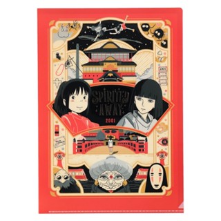 [Direct from Japan] Studio Ghibli Spirited Away Clear File Retro Frame Japan NEW