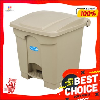 SQUARE ถังขยะเหยียบเหลี่ยม ACCO V018051 ขนาด 30L สีเทาSQUARE DUSTBIN PEDAL ACCO V018051 30L GREY