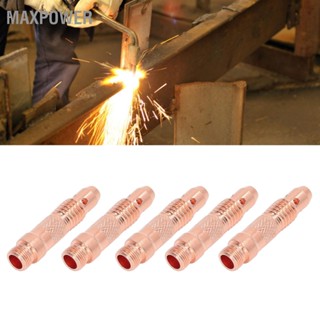 Maxpower 5 Pcs Collet Body High Strength Standard Professional ไฟฉายเชื่อม TIG อุปกรณ์เสริม สำหรับ WP 17 18 26