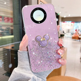 ใหม่ เคสโทรศัพท์มือถือแบบนิ่ม ใส ลายการ์ตูนท้องฟ้ากลางคืนน่ารัก ระยิบระยับ แฟชั่น สําหรับ Honor X9a 5G HONORX9a 5G Honor X9a