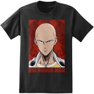 เสื้อยืดโอเวอร์ไซส์รูปแบบใหม่ขายร้อน One Punch Man: Saitama Face Serious Mode เสื้อยืดผู้ชายS-3XL_09