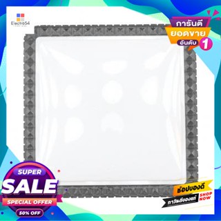 with โคมไฟเพดานพร้อมรีโมต LED 24W Tri-Color LUZINO รุ่น PC-0647-400(GY)/Remote ขนาด 40 x 40 x 7.5 ซม.Ceiling Lamp with R