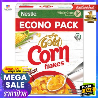 Nestle เนสท์เล่ คอร์นเฟลกส์ อาหารเช้าซีเรียล ข้าวโพดอบกรอบ 500 ก. Nestle Corn Flakes Breakfast Cereal Crispy corn 500 g.