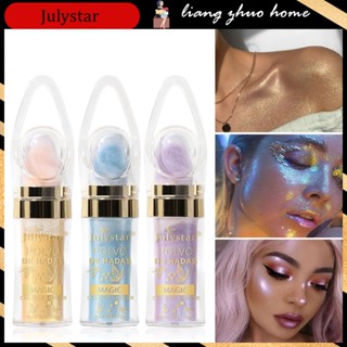 Julystar แป้งไฮไลท์ คอนทัวร์ ผสมชิมเมอร์ 6 สี สําหรับแต่งหน้า 10 กรัม