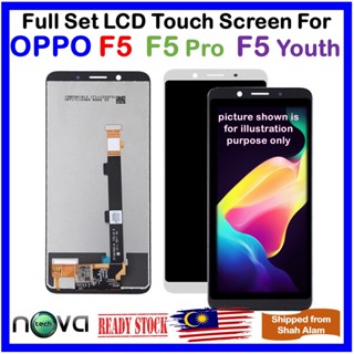 Ngs ชุดหน้าจอสัมผัส LCD แบบเต็มจอ พร้อมเครื่องมือเปิด สําหรับ OPPO F5 OPPO F5 Youth OPPO F5 Pro