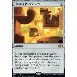 Teferis Puzzle Box การ์ด Magic The Gathering ของแท้จากชุด Jumpstart 2022