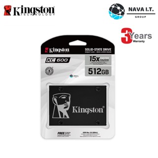 COINSคืน15%⚡FB9JMZV6⚡ KINGSTON 512GB KC600 2.5" SATA SSD SATA REV 3.0 550R / 520W MB/S SKC600/512G