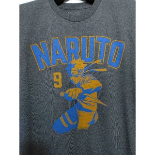 เสื้อยืด มือสอง ลายการ์ตูน อนิเมะ Naruto อก 44 ยาว 29