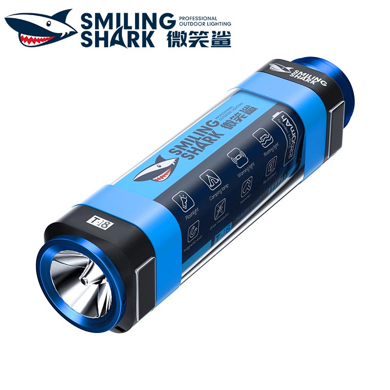 Smilingshark T18 ไฟฉาย LED 2500lumens ไฟคบเพลิง ไฟตั้งแคมป์ที่สว่างเป็นพิเศษ แม่เหล็ก 6 โหมด USB ชาร