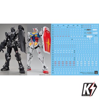 Waterdecal CG 1/100 RX-78F00 Gundam #ดีคอลน้ำสำหรับติดกันพลา กันดั้ม Gundam พลาสติกโมเดลต่างๆ