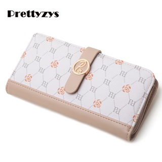 Wallet Prettyzys 2023 Fashion Korean Pu Leather Long For Women