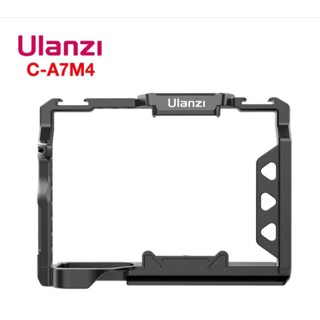 ULANZI C-A7M4 เคสสำหรับกล้อง Sony A7M4/A7M3/A7R3 ต่ออุปกรณ์เสริมได้สำหรับงานวีดีโอระดับมืออาชีพ