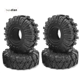 อะไหล่ล้อยาง 62 มม. 1.0 นิ้ว สําหรับรถไต่หินบังคับ 1/24 Axial SCX24 Gladiator Bronco 4 ชิ้น