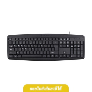 Micropack Keyboard (คีย์บอร์ด)  K-203  (EN/TH) BLACK