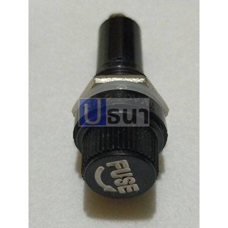 ฐานฟิวส์ ซองฟิวส์ กล่องฟิวส์ กระบอกฟิวส์ ฟิวส์ ปลั๊กไฟ ตู้ไฟ Fuse Holder 10A 250V #ฐานฟิวส์ 6x30mm (1 ตัว)