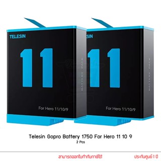 Telesin Battery 1750mAh GoPro Hero 11 10 9 แบตโกโปร