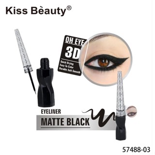 Kiss Beauty No.57488-03 Matte Black eyeliner