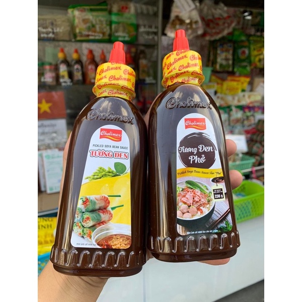ซอสฮอยซินสำหรับปรุงเฝอ และทำแหนมเนือง (Tương đen phở & Tương đen) ยี่ห้อ Cholimex ขนาด 230 กรัม