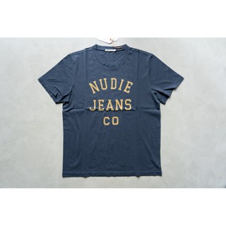 *[SALE] Roy Nudie Jeans Co สี Navy เสื้อยืด Nudie ของแท้ 100%