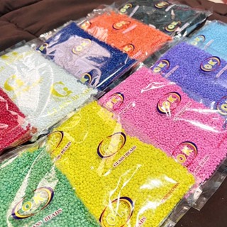 ลูกปัดเม็ดทราย ขนาด 3 มิล แบ่งขาย 200 กรัม ( พร้อมส่ง )